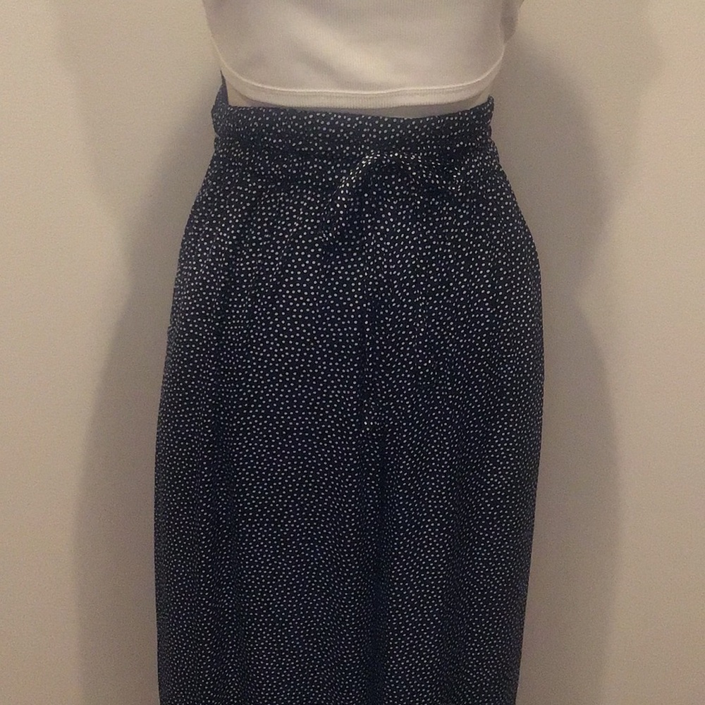 Zara wide leg micro polka dot palazzo - Picture 11 of 12